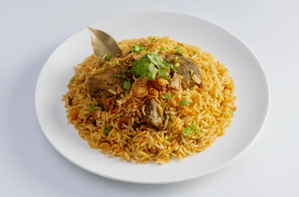 BEEF BIRYANI+SODA+SALAD